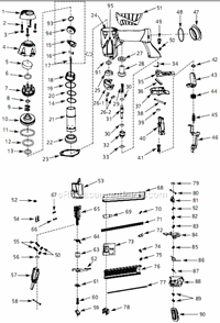 Part Location Diagram of SKN01300AV Campbell Hausfeld Trigger Assembly